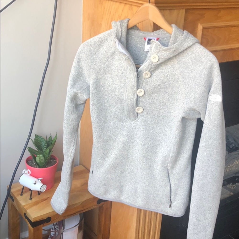 The North face hoodie jacket sweatshirt small